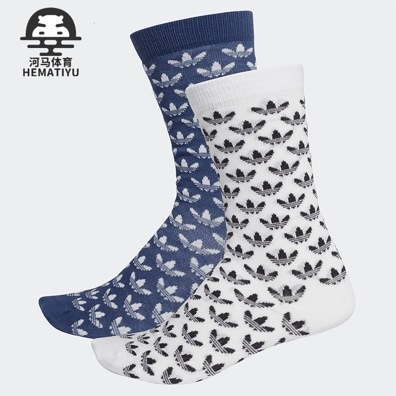 Adidas/阿迪达斯正品 三叶草 THIN CR SOCK GR男女运动袜 FM0679