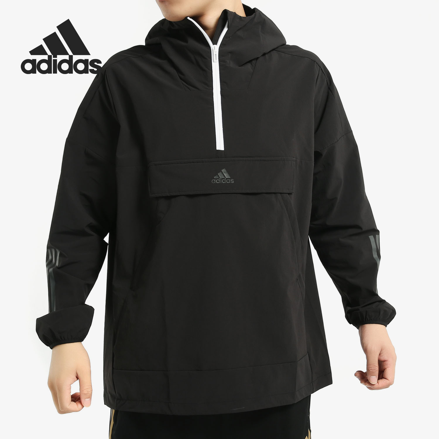 Adidas/阿迪达斯正品卫衣男秋季新款运动服透气套头衫 EH3764