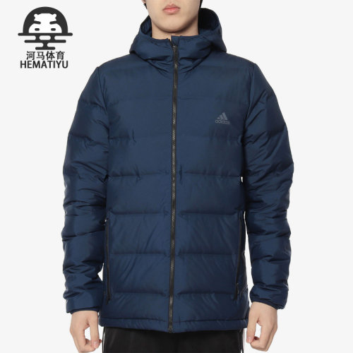耐克正品男中长款保暖运动棉服