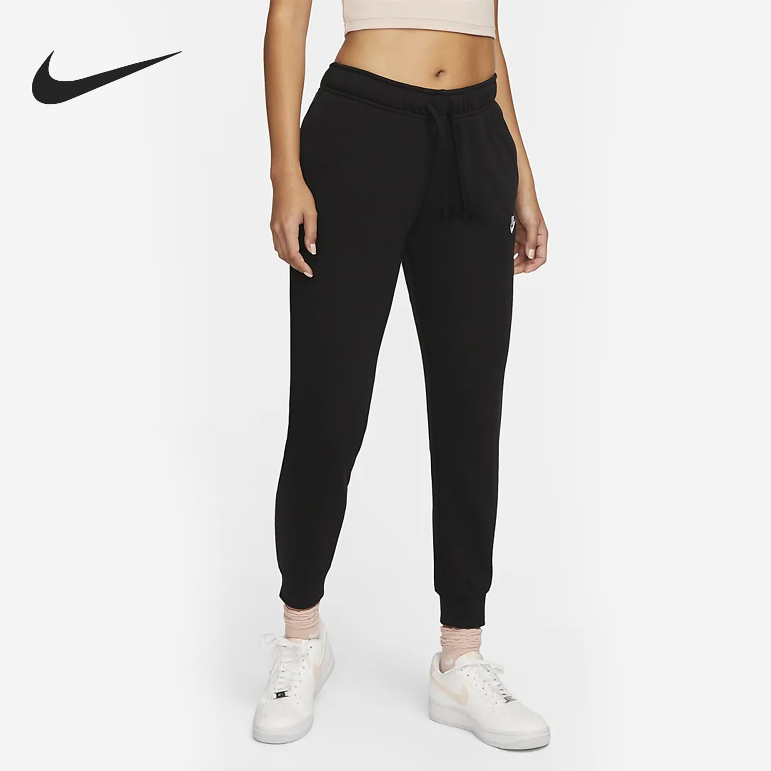 Nike/耐克正品冬季新款女子加绒休闲运动束脚长裤DQ5192-010