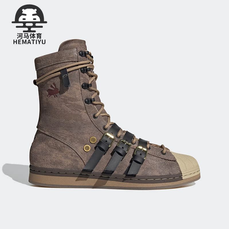 阿迪达斯新款三叶草男女运动板鞋