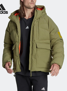 Adidas/阿迪达斯正品冬男子保暖运动面包羽绒服 HN9931