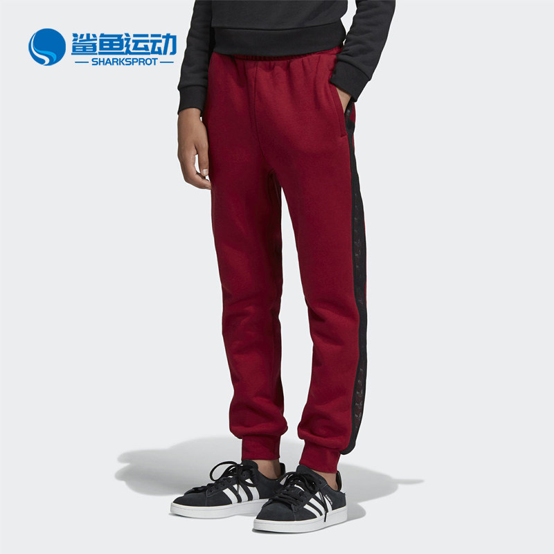 Adidas/阿迪达斯正品三叶草 TAPE PANTS 大童装休闲裤子 EI7455图片
