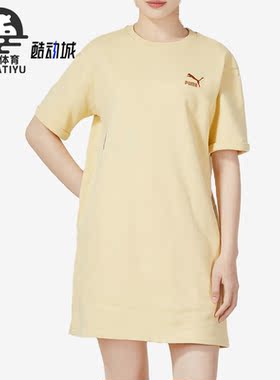Puma/彪马正品夏季新款女子半袖运动连衣裙 623257-42