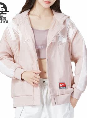 耐克冬季女子保暖棉服夹克外套