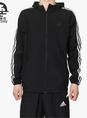 Adidas/阿迪达斯正品 WB CLASSIC 3S 男子梭织休闲运动夹克DW4600