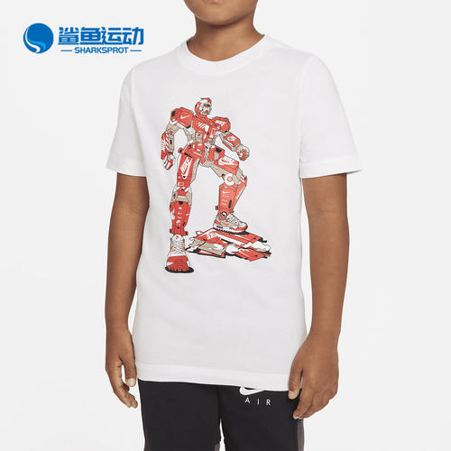 Nike/耐克正品 新款大童男女运动休闲圆领透气短袖T恤DJ6689-100