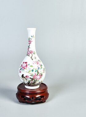 实木紫砂壶圆形花盆景佛像底座