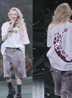 sammi 郑秀文Kuala Lumpur吉隆坡演唱会香蕉应援周边穿搭短袖t恤