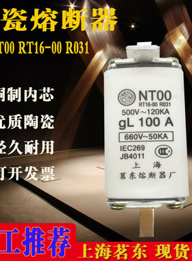 茗东 RT16-00 NT00保险丝R031熔断器芯32A40A63A80A100A125A160A