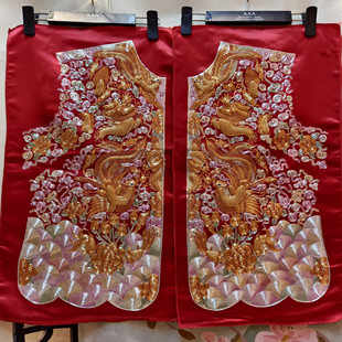 结婚新娘金鱼款 定制 全新定做 龙凤褂裙褂后 手工刺绣 纯手绣