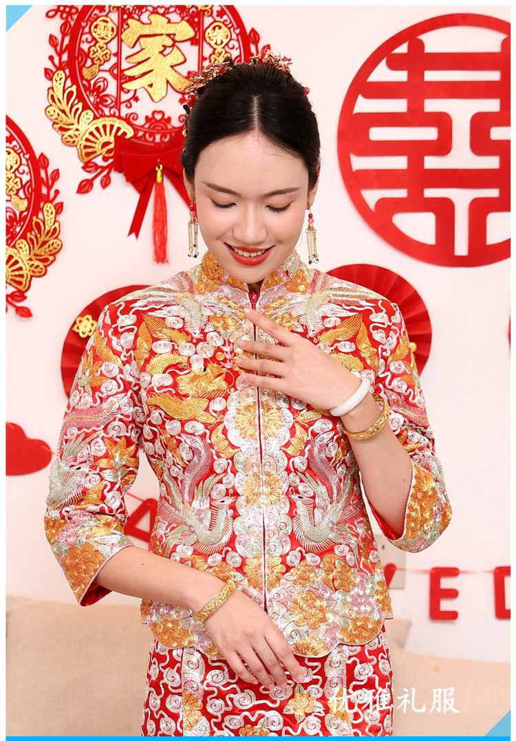 优雅礼服纯手绣量身定做