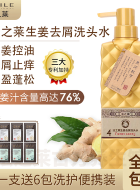 法之莱4号生姜洗发水新品去屑止痒控油蓬松头发发廊实体店同款