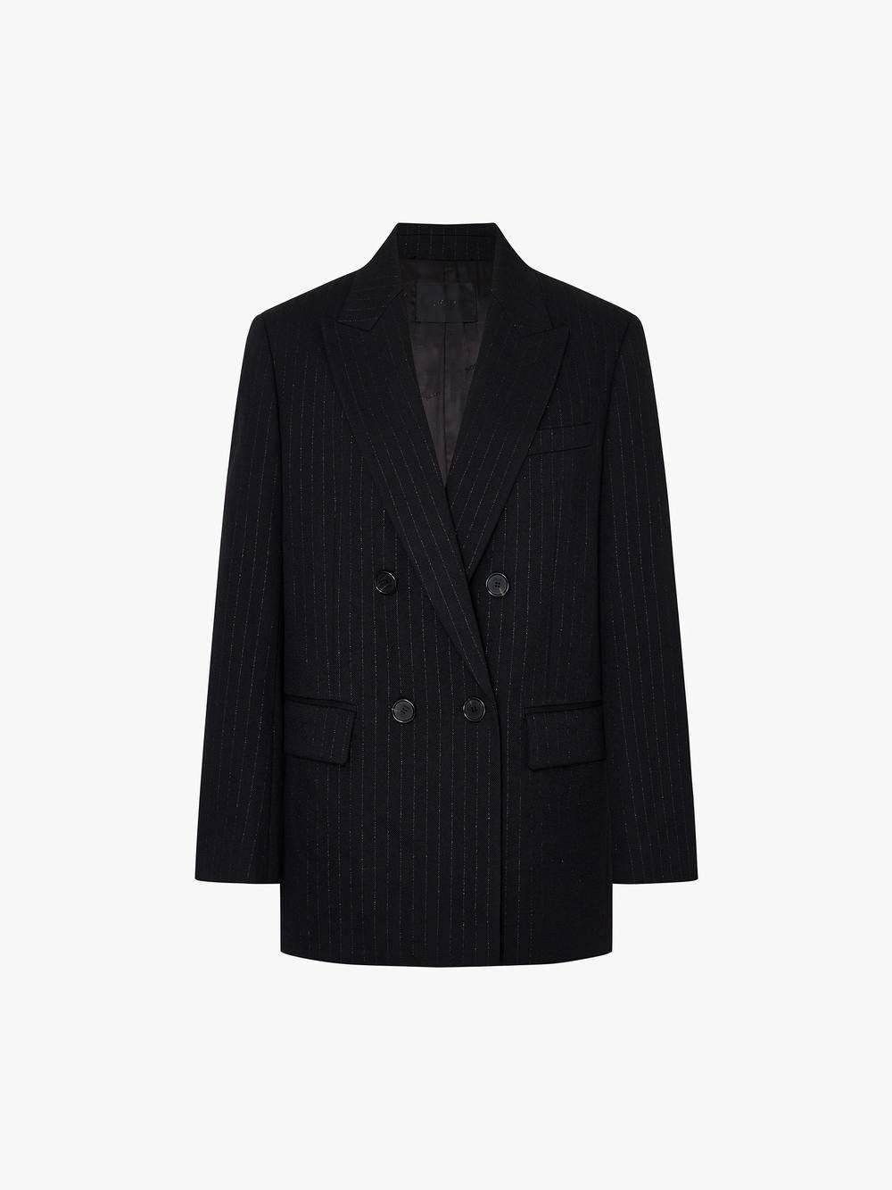 Mo正品西装2025冬新品意式精工羊毛精纺条纹MBE4BLA007