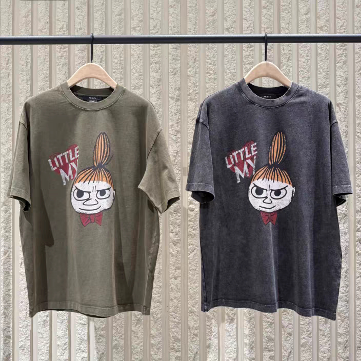 【M联名】正品棉质T恤2026夏新品套色炒雪花斑驳MBF2TEE047