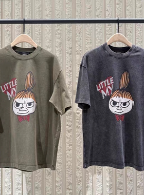 【M联名】正品棉质T恤2026夏新品套色炒雪花斑驳MBF2TEE047