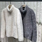 泰迪绒厚实高领宽松MBE4COT065 外套2025冬新品 act系列 正品