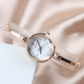 纤细轻奢手链表石英学生手表女JA 聚利时女表正品 闪耀水钻时尚 878