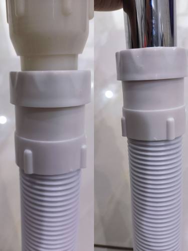 面盆/浴室柜连体下水器软管30-32毫米通用型钢丝条伸缩加长排水管