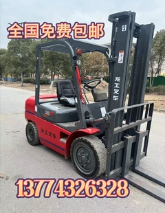 热卖 二手叉车龙工合力杭州柴油设备3吨3.5吨环保动力提升高度3米