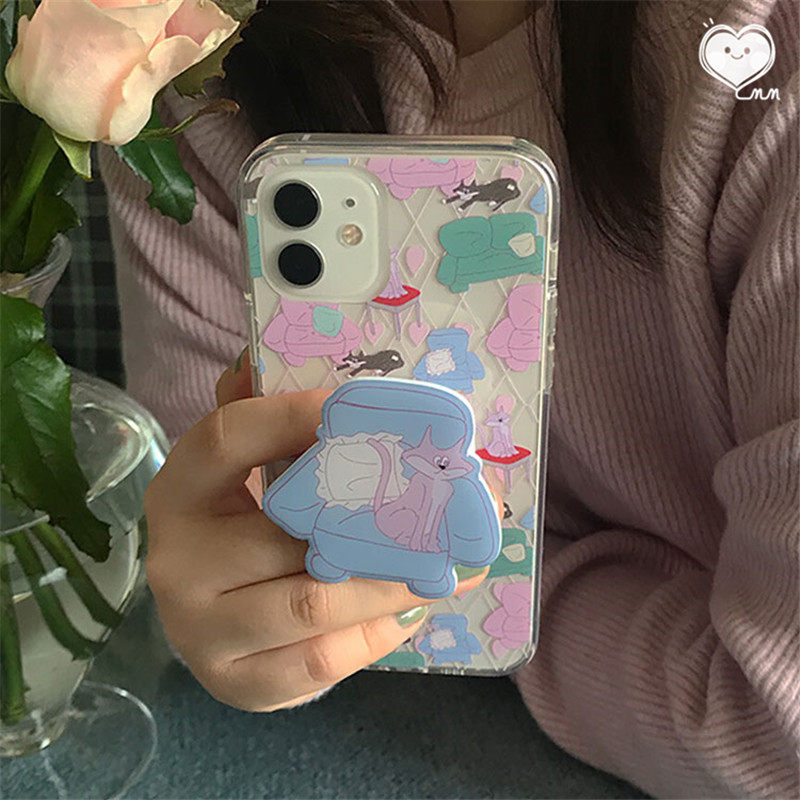 【现货】musemood手机壳适用于iPhone13硬壳VINTAGE CAT SOFA韩国12
