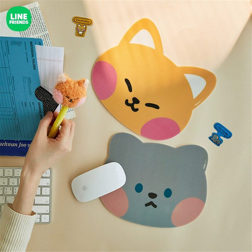 【正品现货】LINE new minini school鼠标垫学习办公可爱游戏垫子