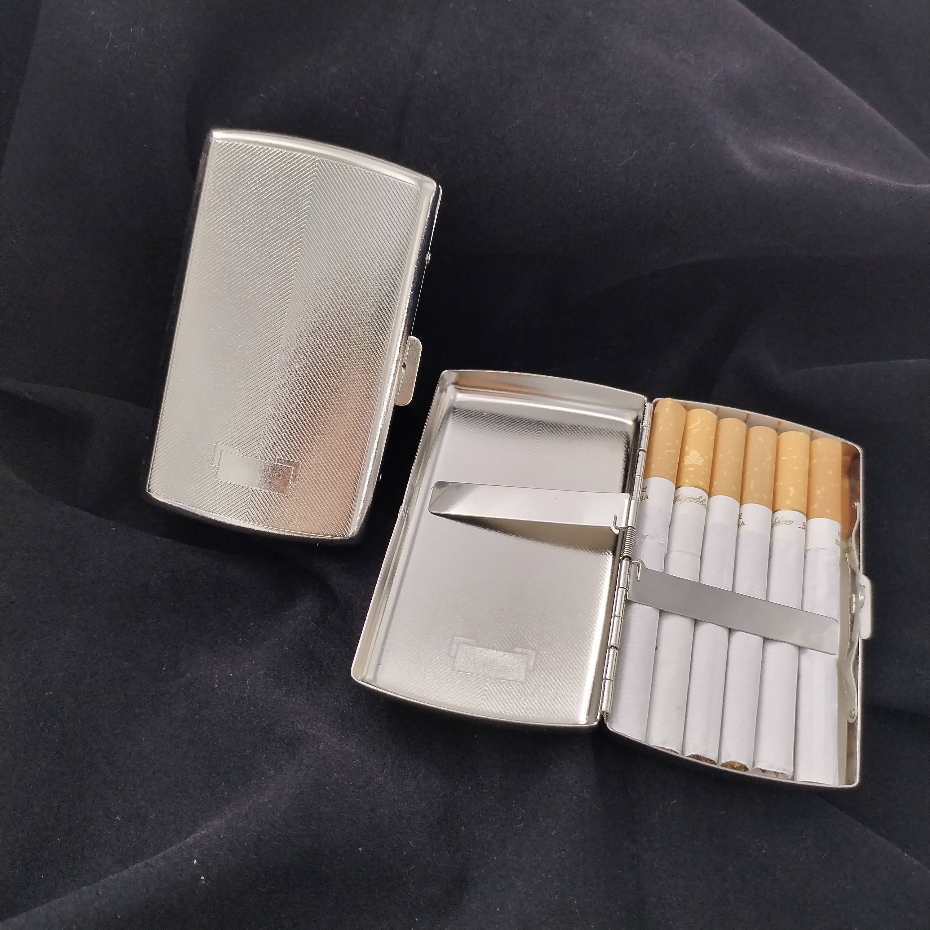 精美创意12支装常规粗支金属烟盒