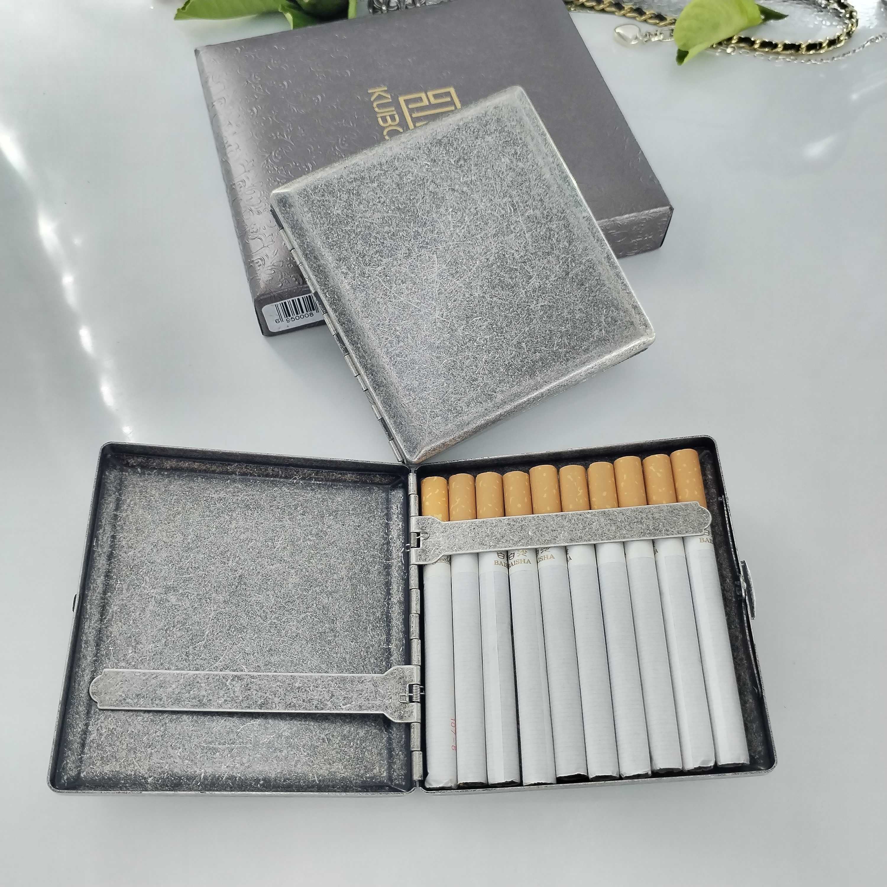 酷宝精美20支装粗支烟盒原铜滚花