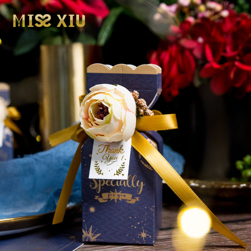 MISSXIU[约定]创意婚礼糖果盒结婚喜糖盒小礼盒ins风高级感空盒子