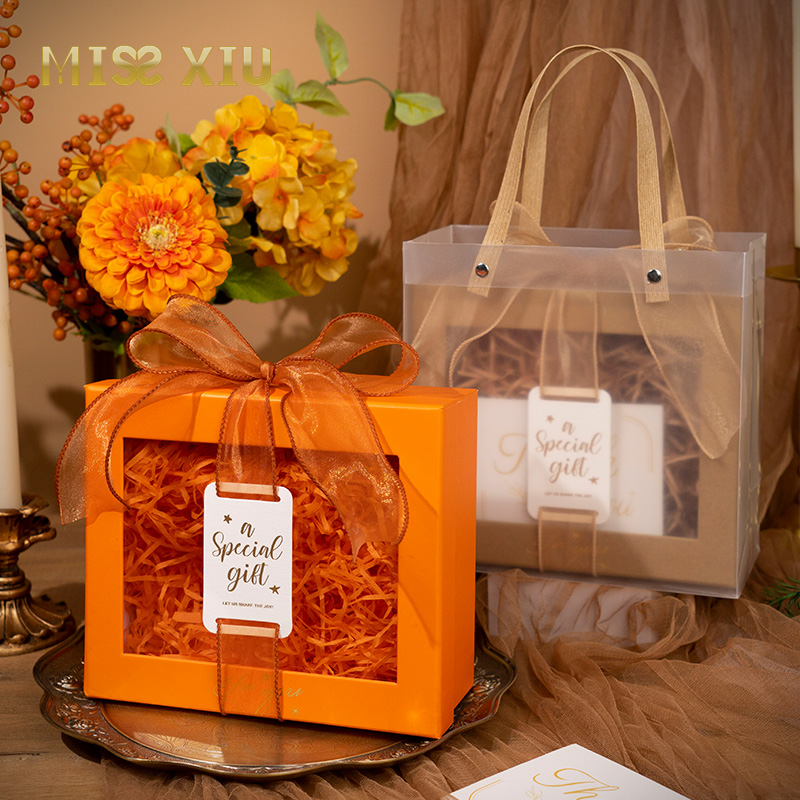 MISSXIU[礼品盒]ins风结婚伴手礼盒空盒子仪式感礼物包装盒手提袋