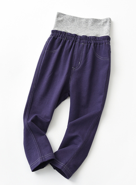 10096  好货 儿童纯棉高腰护肚防着凉长裤 男童女童 小童宝宝裤子