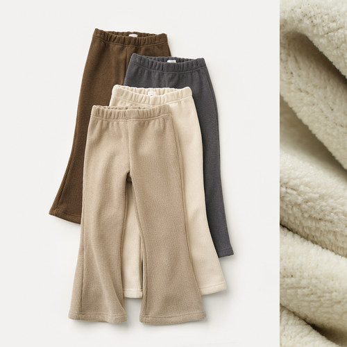 儿童弹力灯芯绒喇叭裤