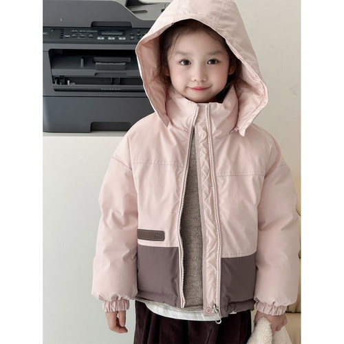 两穿儿童羽绒服外套面包服