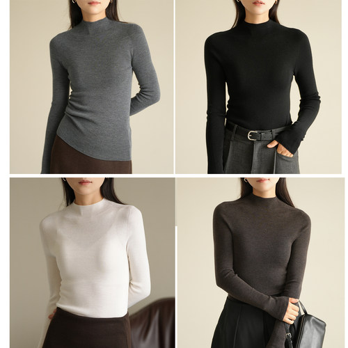 全羊毛无缝一体扬子纱线毛衣