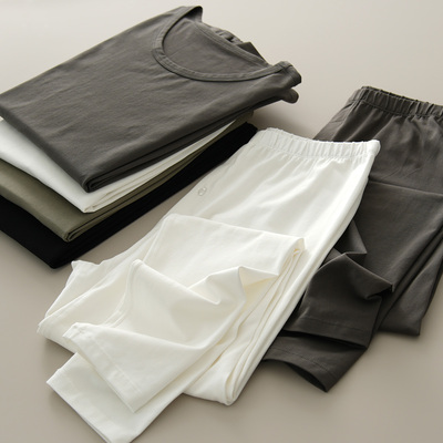 32支精梳棉长袖内衣套装男士