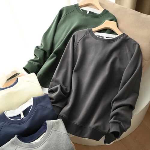 大童150-180码纯棉插肩袖卫衣