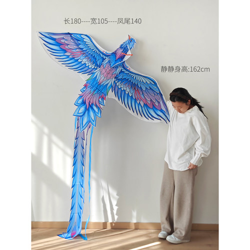 传统潍坊风筝金鱼飞燕三角风筝