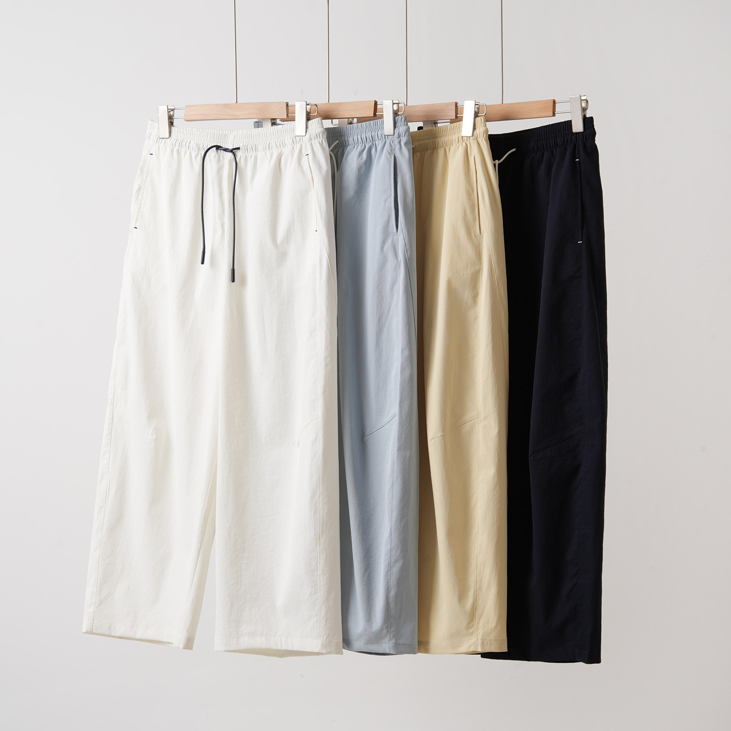 薄款 UPF40+ 180g女士防晒气球裤 松紧腰宽松休闲裤 夏款女装 - 山东网店童装店出品