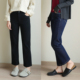 九分裤 小个子好穿 女士显瘦法棍裤 柔软牛仔裤 万向弹烟管裤