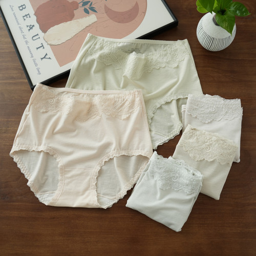 女士花边蕾丝内裤女纯色四季款