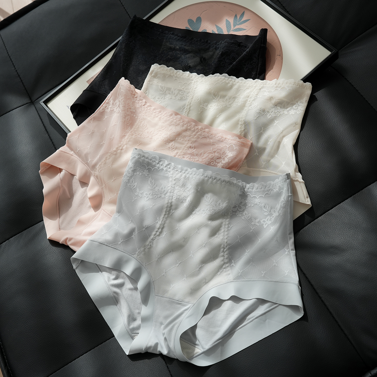 女士三角高腰内裤抗菌底裆底裤