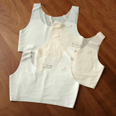 夏款 一阶段发育期少女文胸 小背心 学生薄款 女童无痕防凸点内衣