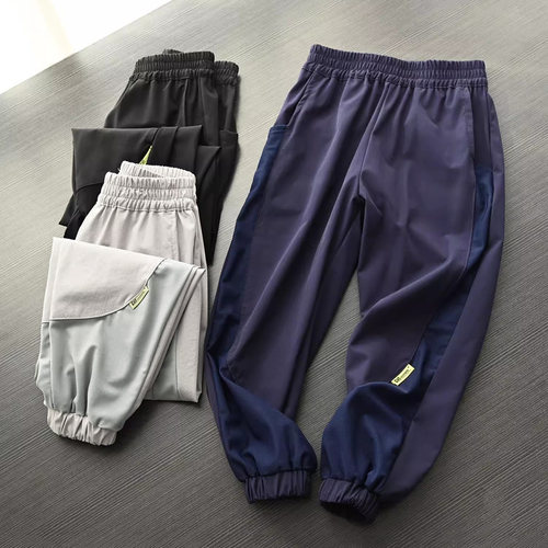 轻薄款儿童长裤弹力快干裤