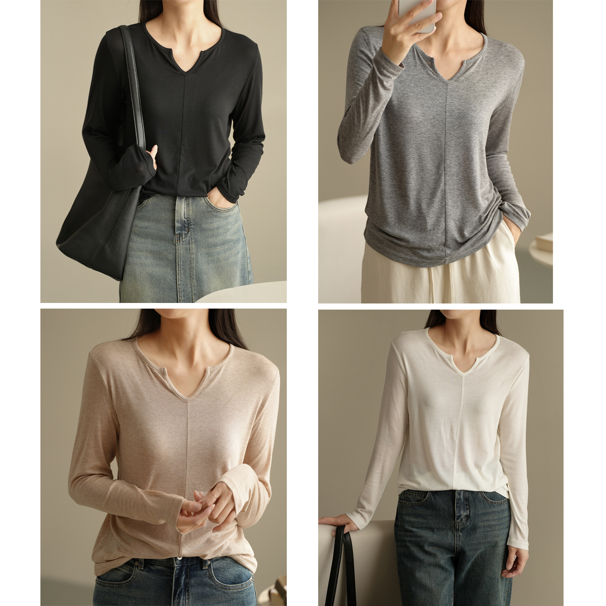 莱赛尔+羊毛 女士亨利领针织衫 柔软垂感罩衫 打底衫 春秋款女装,女装/女士精品,毛针织衫,淘宝优惠券,粉丝福利购,淘宝优惠卷