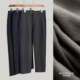 可商务可休闲 男士 保暖抓绒直筒裤 含绵羊毛 简洁纯色弹力长裤