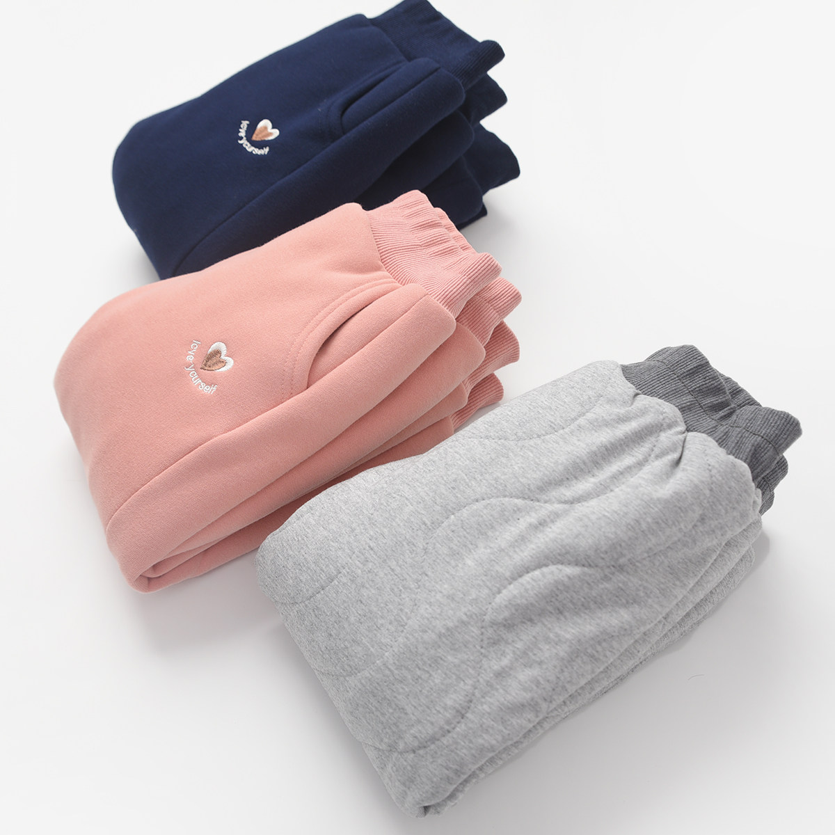 厚实的小棉裤 儿童绗缝夹棉保暖裤 女童宽松休闲卫裤 冬款 中小童,童装/婴儿装/亲子装,裤子,淘宝优惠券,粉丝福利购,淘宝优惠卷