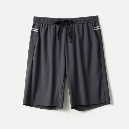 男士冰丝弹力运动休闲五分裤