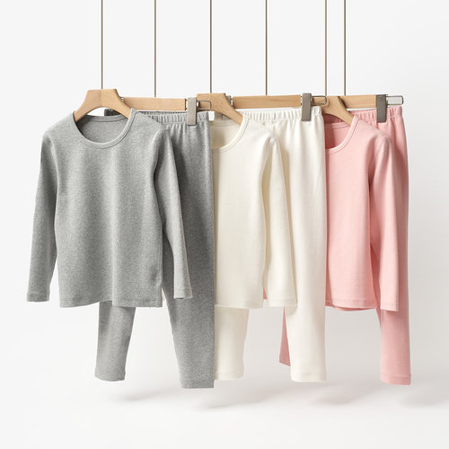 A类纯棉内衣套装水沐良品男女童