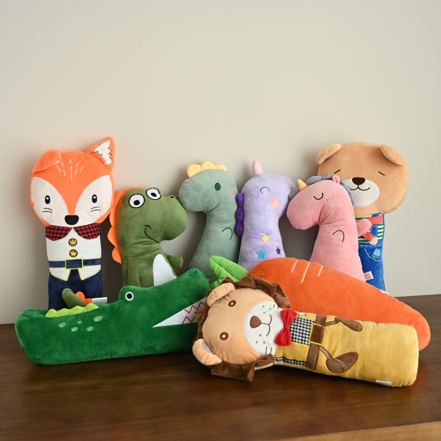 儿童安全带护肩套 卡通毛绒玩具 可爱软萌 睡觉抱枕 公仔