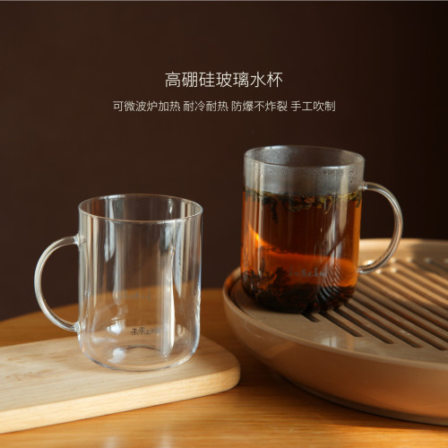 高硼硅玻璃水杯牛奶早餐杯